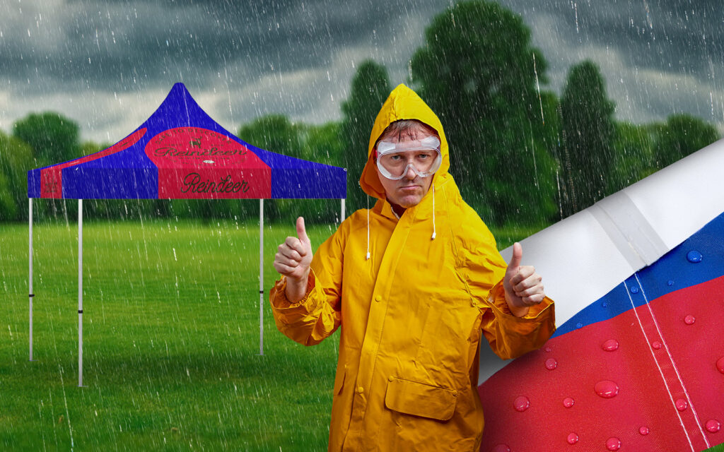 Wasserdichte Werbemittel von Vispronet